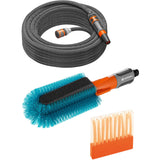 Gardena Cleansystem Fietswasset, s štětcem na kole, hadice E
