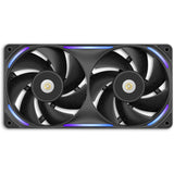 Nzxt f240x rgb case fans (zwart, 2 stuks, 240 x 120 x 30 mm, pwm)