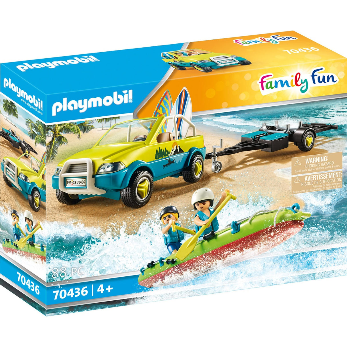 Playmobil 70436 Plážové auto s kanoe