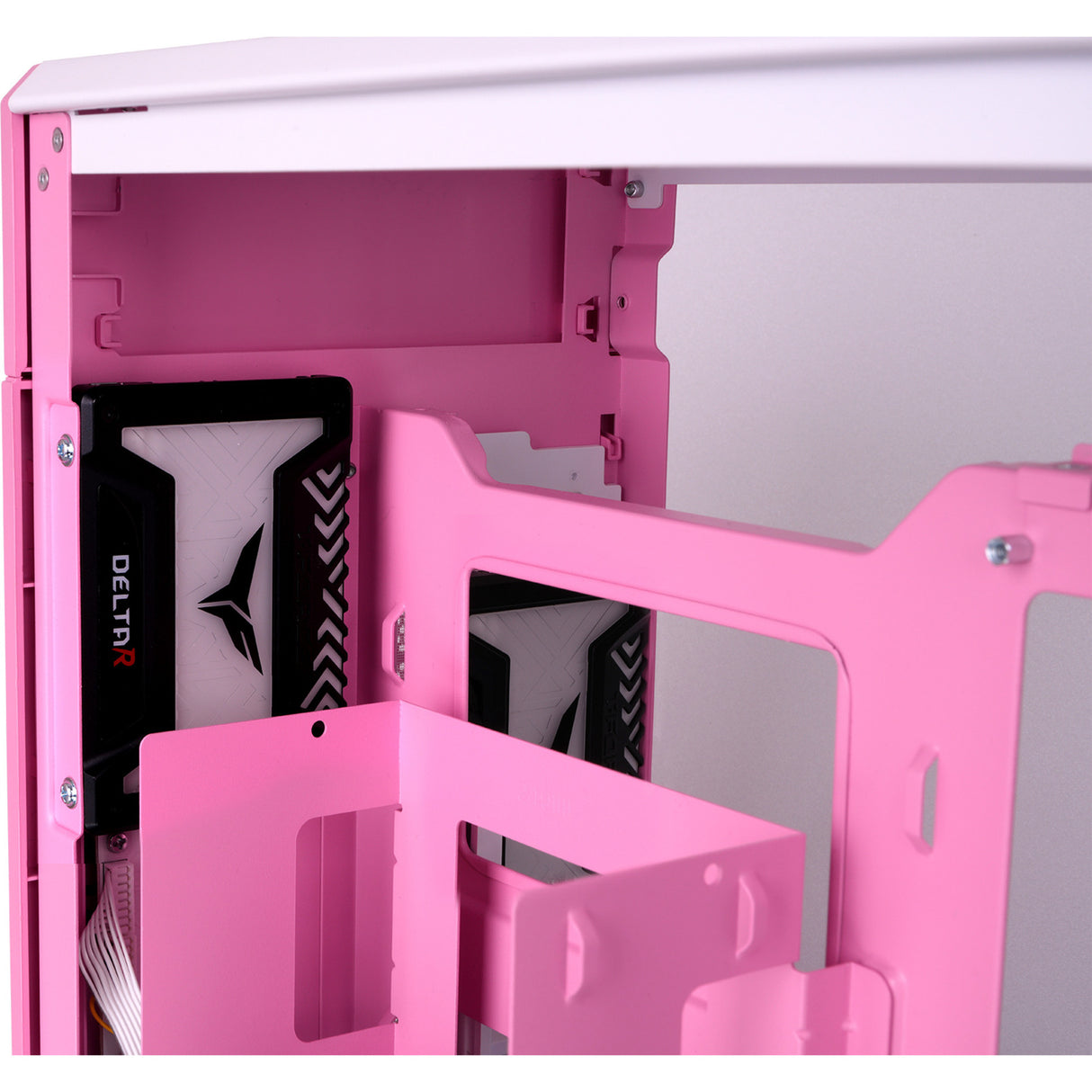 Thermaltake TR100 Bubble Pink Mini Tower Case (Pink | 2x USB-A | 1x USB-C)
