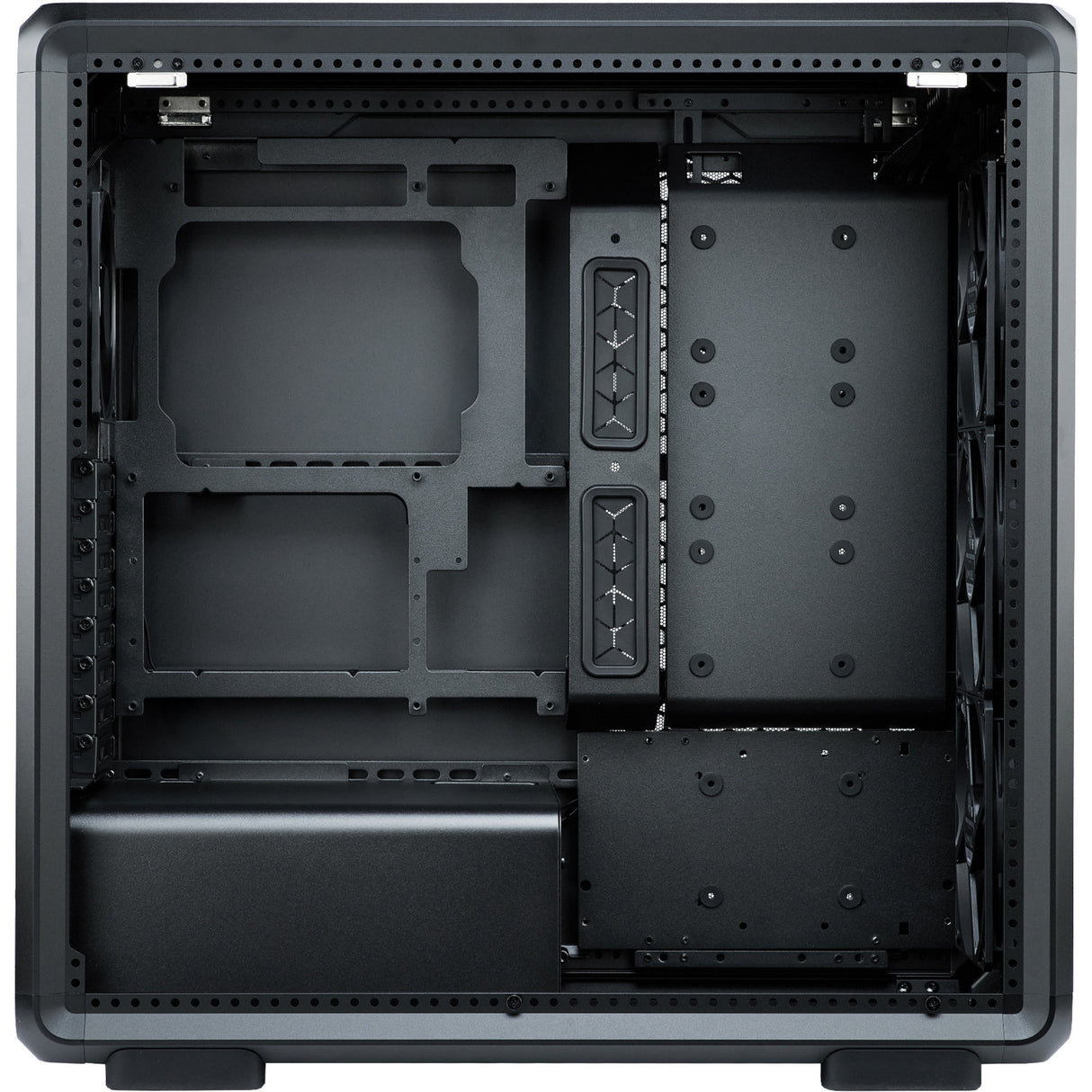 Cooler master masterframe 600 midi tower behuizing (zwart | 2x usb-a | 1x usb-c | tempered glass)