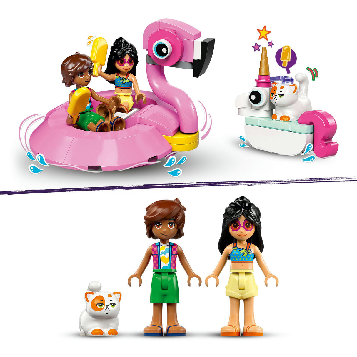 Lego Classic 42658 Poolparty mit Flamingo und Einhorn
