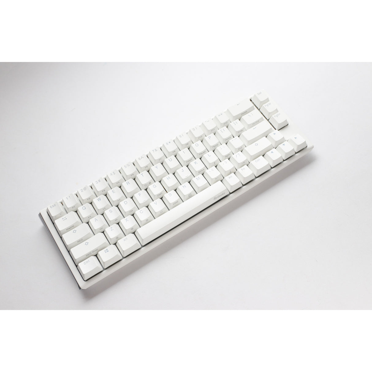 Ducky One 3 Classic Pure White SF, keyboard (white, US layout, Cherry MX Brown, RGB LED, double-shot PBT, hot-swappable, Quack Mechanics, 65%)