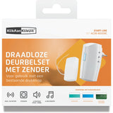 Klikk klikk ACDB-8000BC Plug-in Wireless Doorbell Set med Sender
