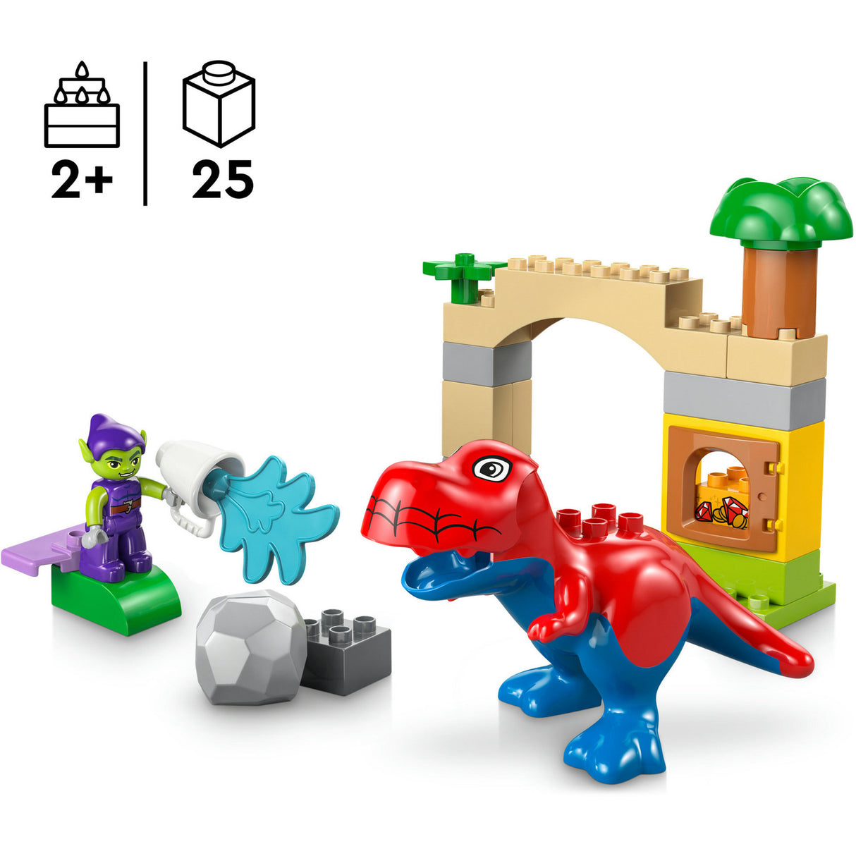 Lego Duplo 10463 Dinosaur Spidey-Rex vs. Green Goblin