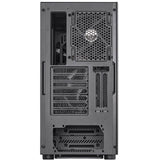 Silverstone seta a1 midi tower behuizing (zwart titanium | 2x usb-a | 1x usb-c | rgb | tempered glass)