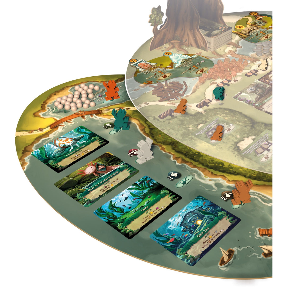 White Goblin Games Everdell: Pearlbrook Board Game (Dutch, Expansion, 1 - 4 Players, 60 Minutes, Ages 10+)