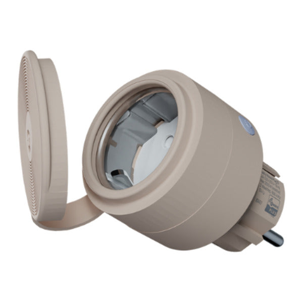 Shelly Wave Outdoor Plug S LR (EU) Power Strip (beige, Z-Wave)
