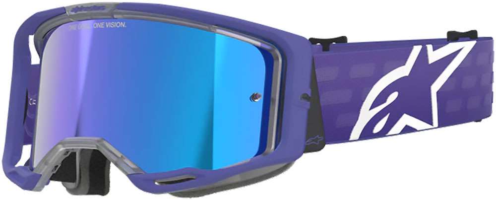 Alpinestars vision 8 corp (mirror blue) - mtb goggle
