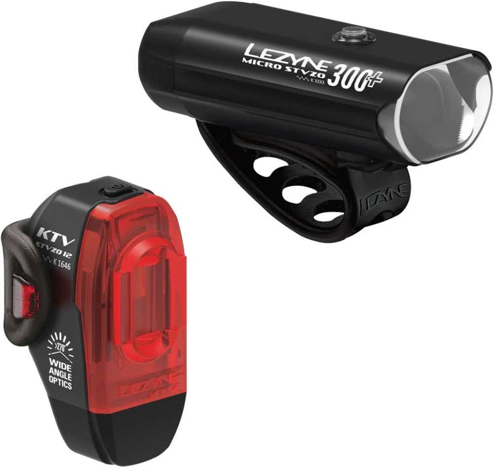 Lezyne micro drive 300+ stvzo ktv drive lighting set