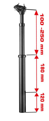 Tija telescópica Elvedes ergotec sp-10.0 vario 550