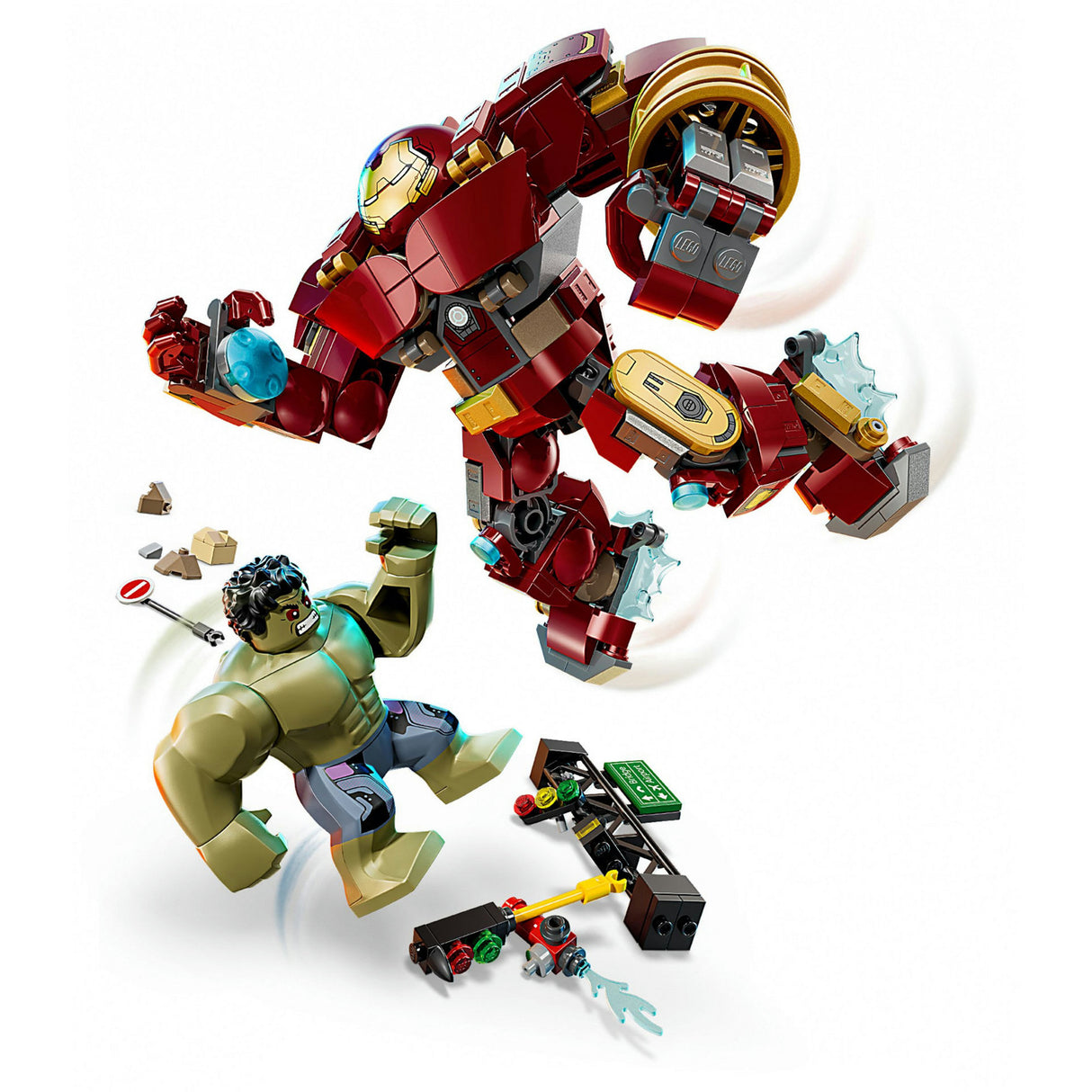 Lego super heroes 76343 marvel ultimate battle: hulkbuster proti hulku