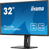 Iiyama ProLite XB3270QSU-B1 31.5 Monitor (Black, HDMI, DisplayPort, 3x USB-A, USB-B)