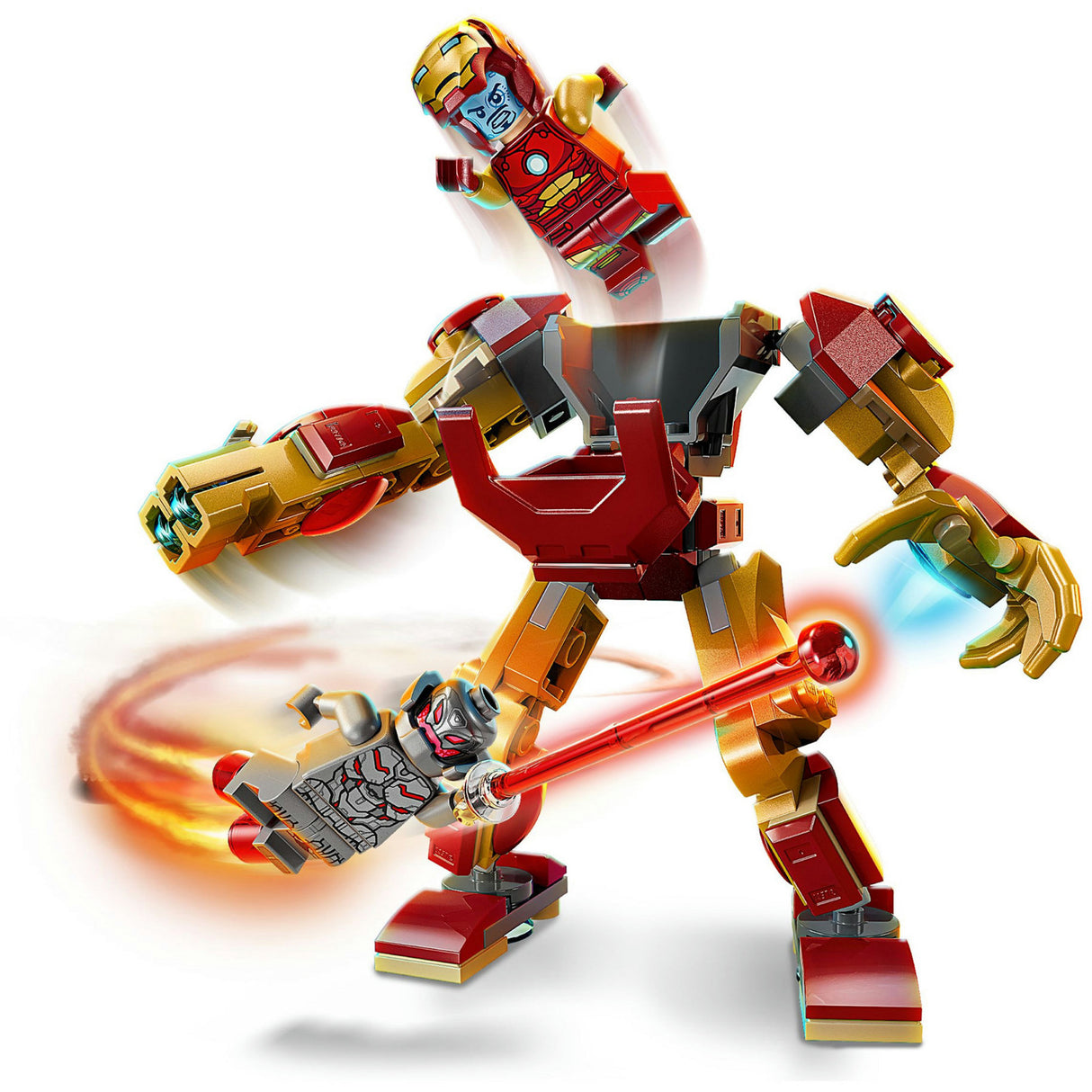 Lego superheroes 76307 iron man mech vs ultron