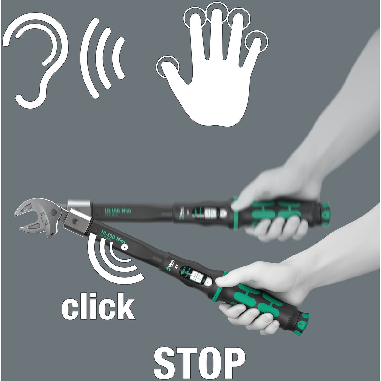 WAA click-torque x 7 točivý klíč pro vložení