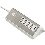 Brennenstuhl brennenstuhl®estilo USB multi-charger with 1.5m textile cable 4x USB charger + 1x USB C - 1508230