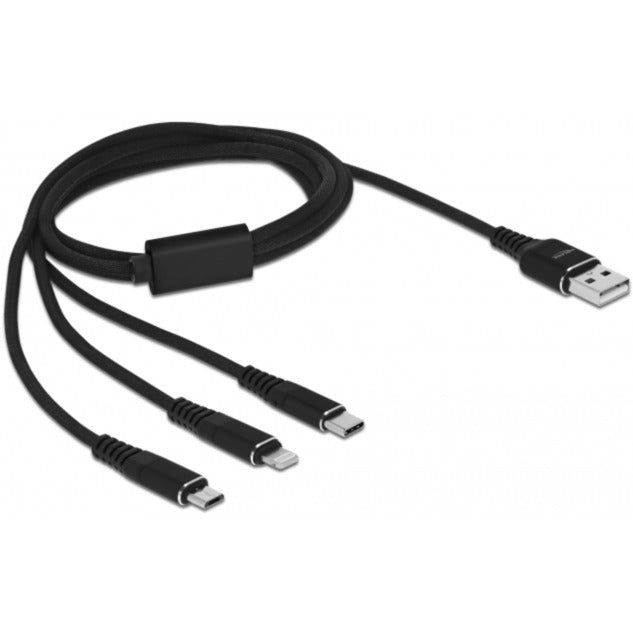 DeLOCK USB įkrovimo laidas 3 in 1, skirtas Lightning, mikro USB