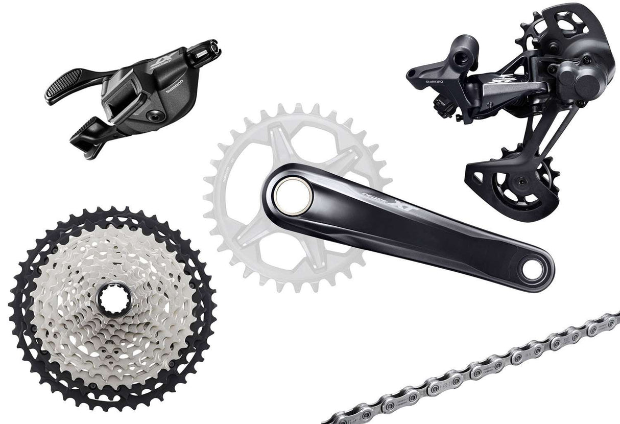 Shimano xt m8100 1x12-speed group i-spec ev 180mm 10-45