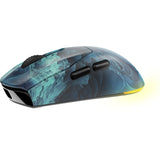Mouse da gioco Sharkoon sgm25w (blu turchese, 12.000 dpi, LED rgb)