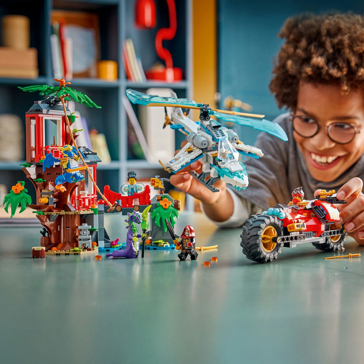 Lego ninjago 71857 ninjavoertuigen bij de boomhut