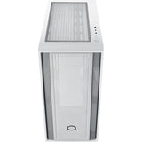 Cooler Master MasterBox 600 Lite Mid-Tower Case (White | 2x USB-A | 1x USB-C | RGB | Tempered Glass)