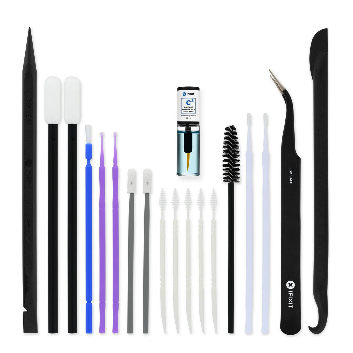 Комплект инструменти за прецизен почистващ комплект Ifixit (черно синьо)