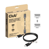 Club 3D DisplayPort 2.1 Bi-Directional Vesa DP80 certificeret