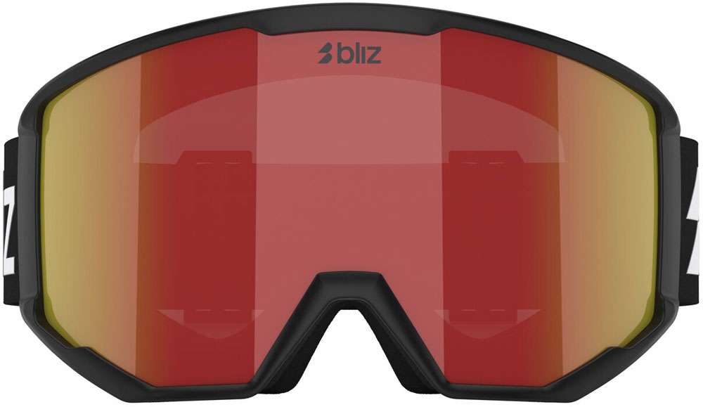 Bliz spark brown w red multi - ski goggle