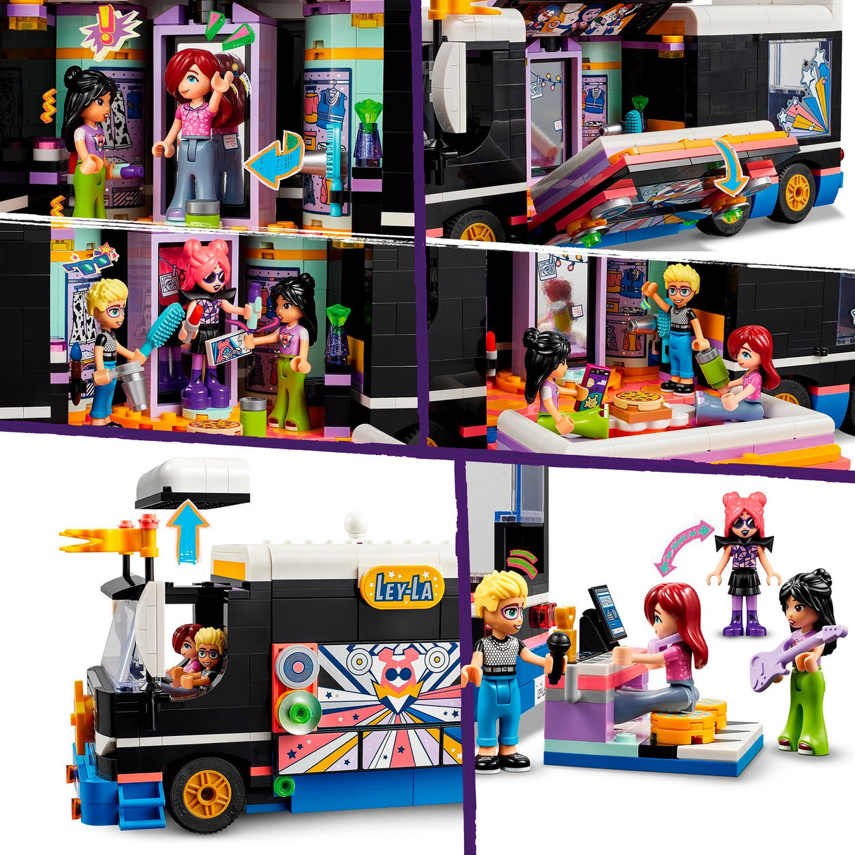 LEGO LEGO Friends 42619 Tourbus da Popster