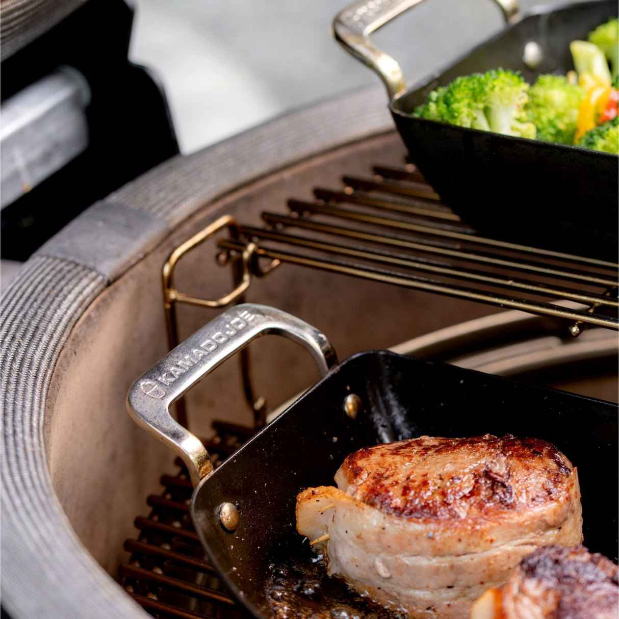 Kamado Joe Karbar Meio Pan Set