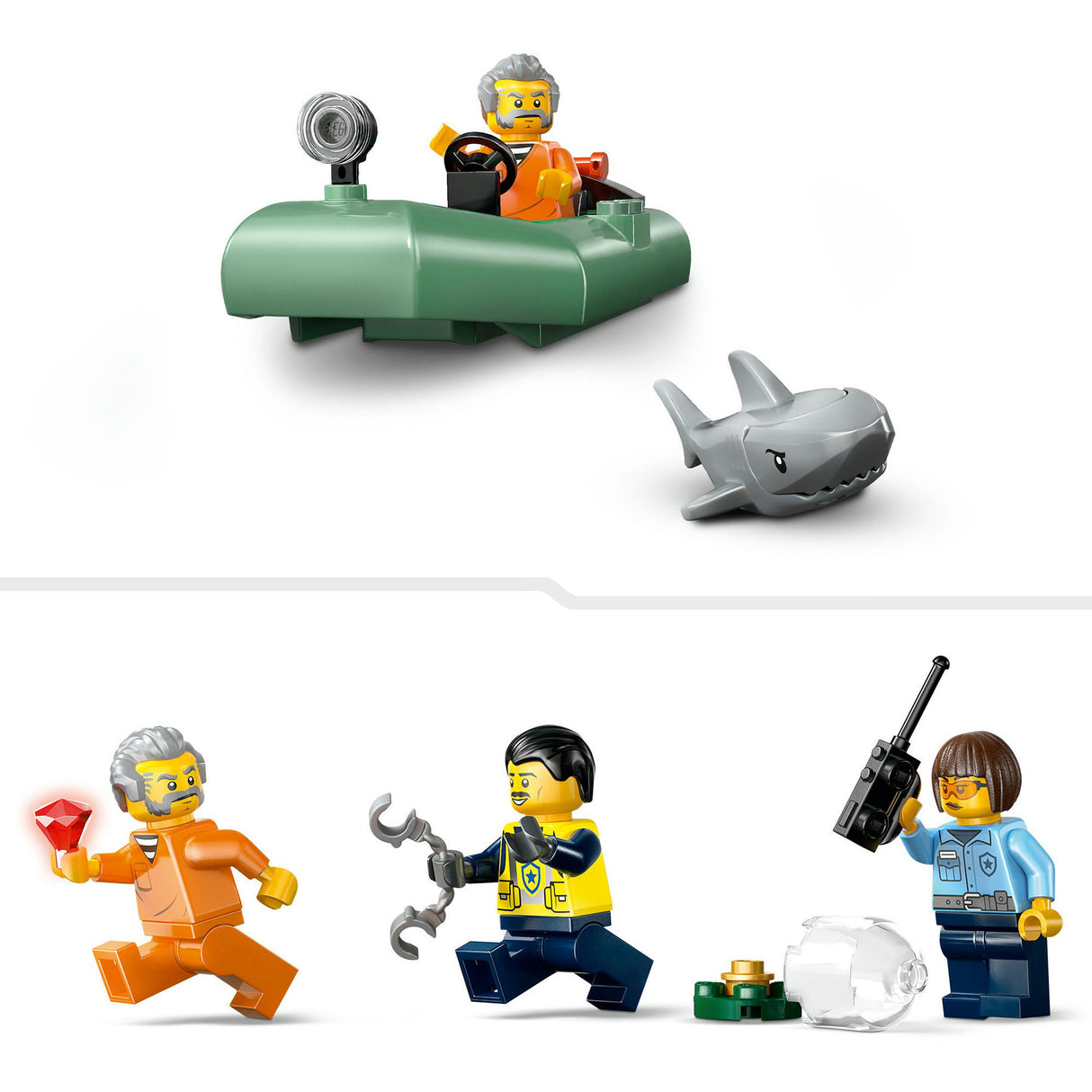 Lego city 60456 jakt med polisbåt