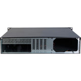 Inter-tech 2u-2098-sk rackmount chassis (black | 2x usb-a)