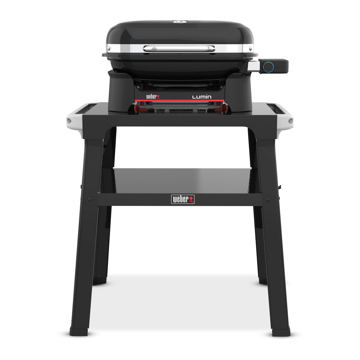 Weber lumin compact con base, barbecue nero