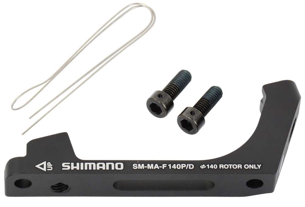 Shimano sm-ma-f140p d post-mount to flat-mount adapter for front 140mm rotor