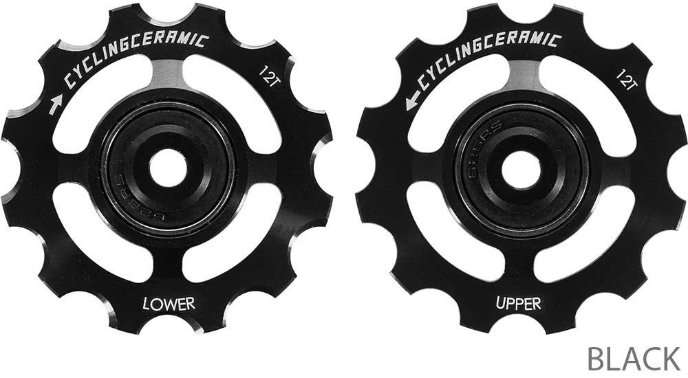 Cyclingceramic 12t derailleur pulleys for sram axs campagnolo