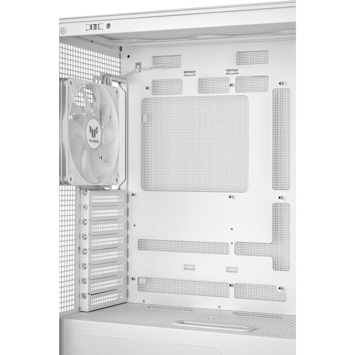 Asus TUF Gaming GT302 ARGB Midi Tower Case (White | 2x USB-A | 1x USB-C | RGB | Tempered Glass)