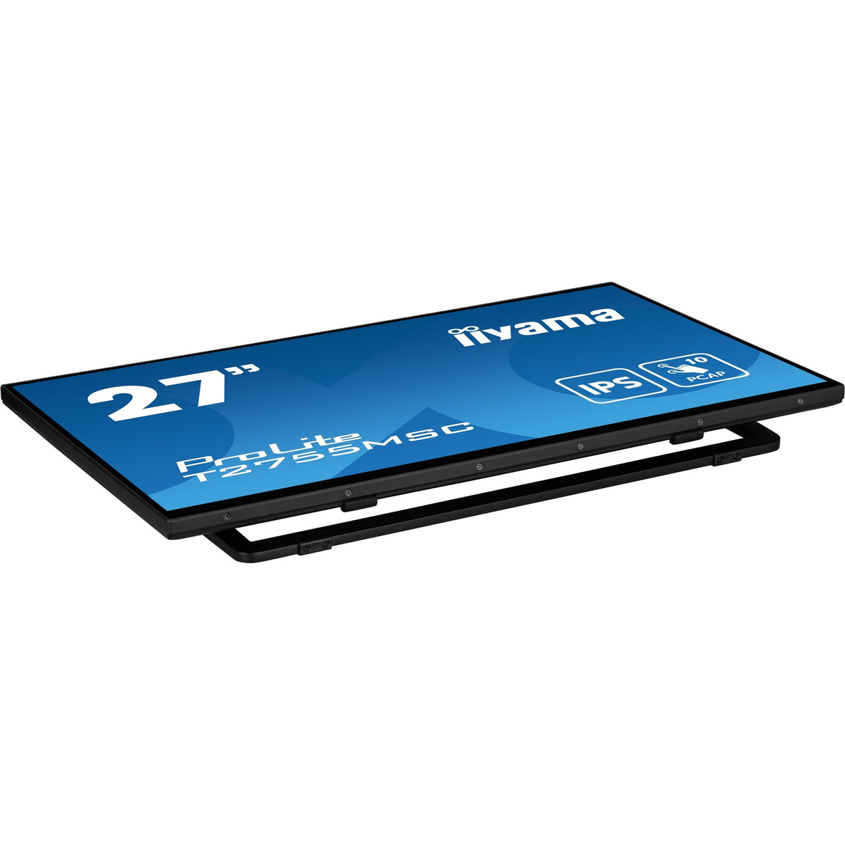 Iiyama ProLite T2755MSC-B1 27 touchscreen monitor (black, HDMI, DisplayPort, 2x USB-A)