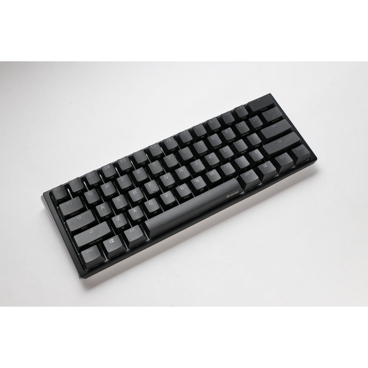 Ducky One 3 Classic Mini, keyboard (black and white, US layout, Cherry MX Silent Red, RGB LED, double-shot PBT, hot-swappable, Quack Mechanics, 60%)