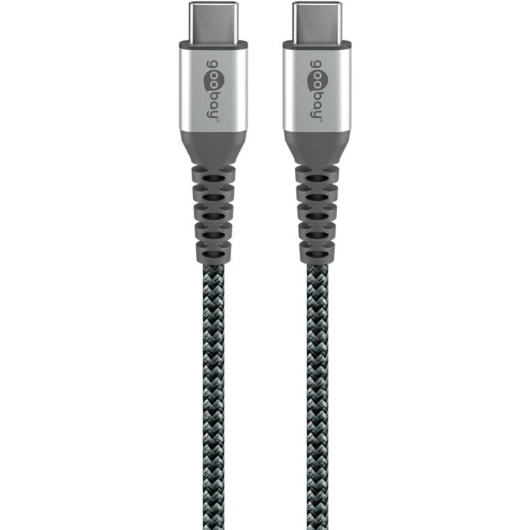 Goobay USB-C Fast Charger Nano (65 W) a USB-C Textilní kabel