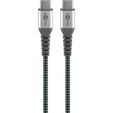 Goobay USB-C Fast Charger Nano (65 W) a USB-C Textilní kabel