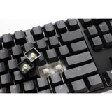 Ducky One 3 Classic, keyboard (black white, US layout, Cherry MX Speed Silver, RGB LED, double-shot PBT, hot-swappable, Quack Mechanics)