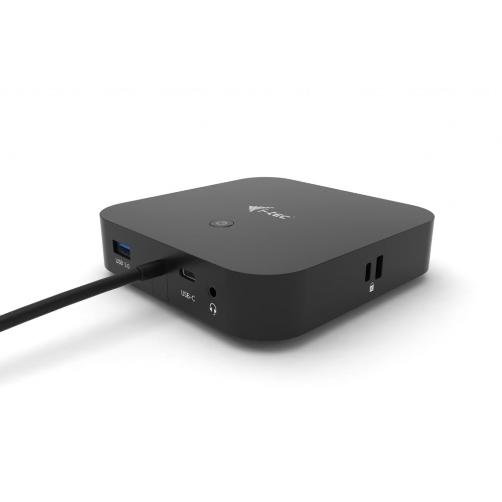 i-tec USB-C HDMI DP Docking Station with Power Delivery 65W + Universal Charger 77W (black)