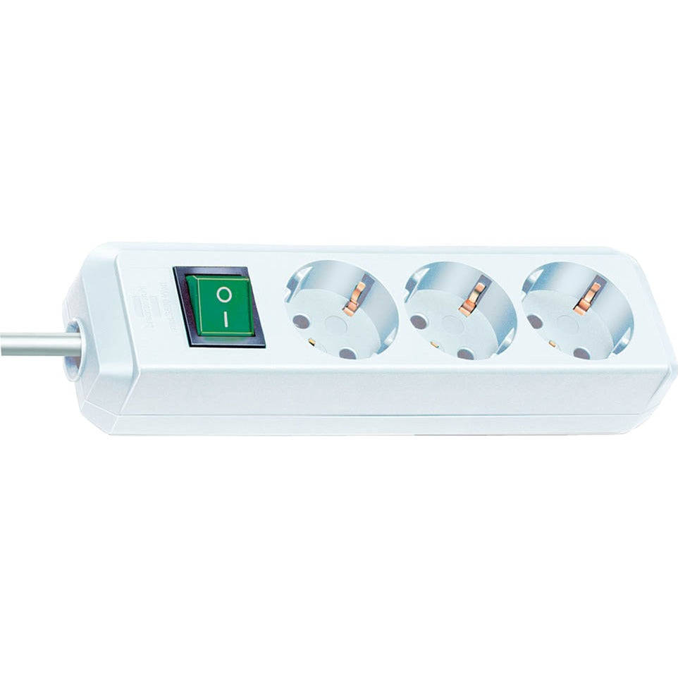 Brennenstuhl eco-line con interruttore 3 volte, 5 m