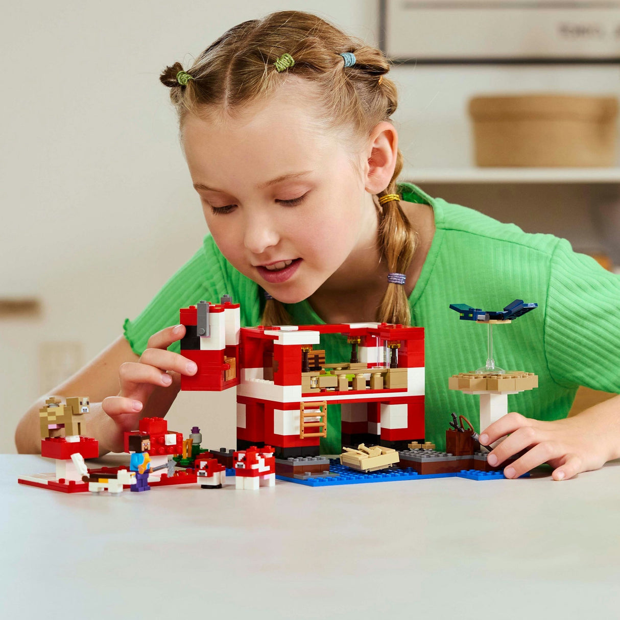 Lego minecraft 21270 the mooshroom house