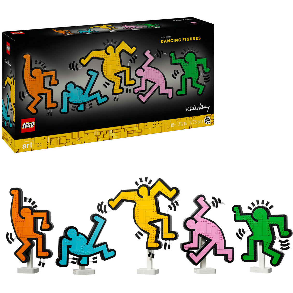 Lego 31216 Art Keith Haring – tanzende Figuren