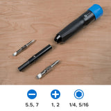 Ifixit narwhal 6-in-1 driver bit set (black blue)