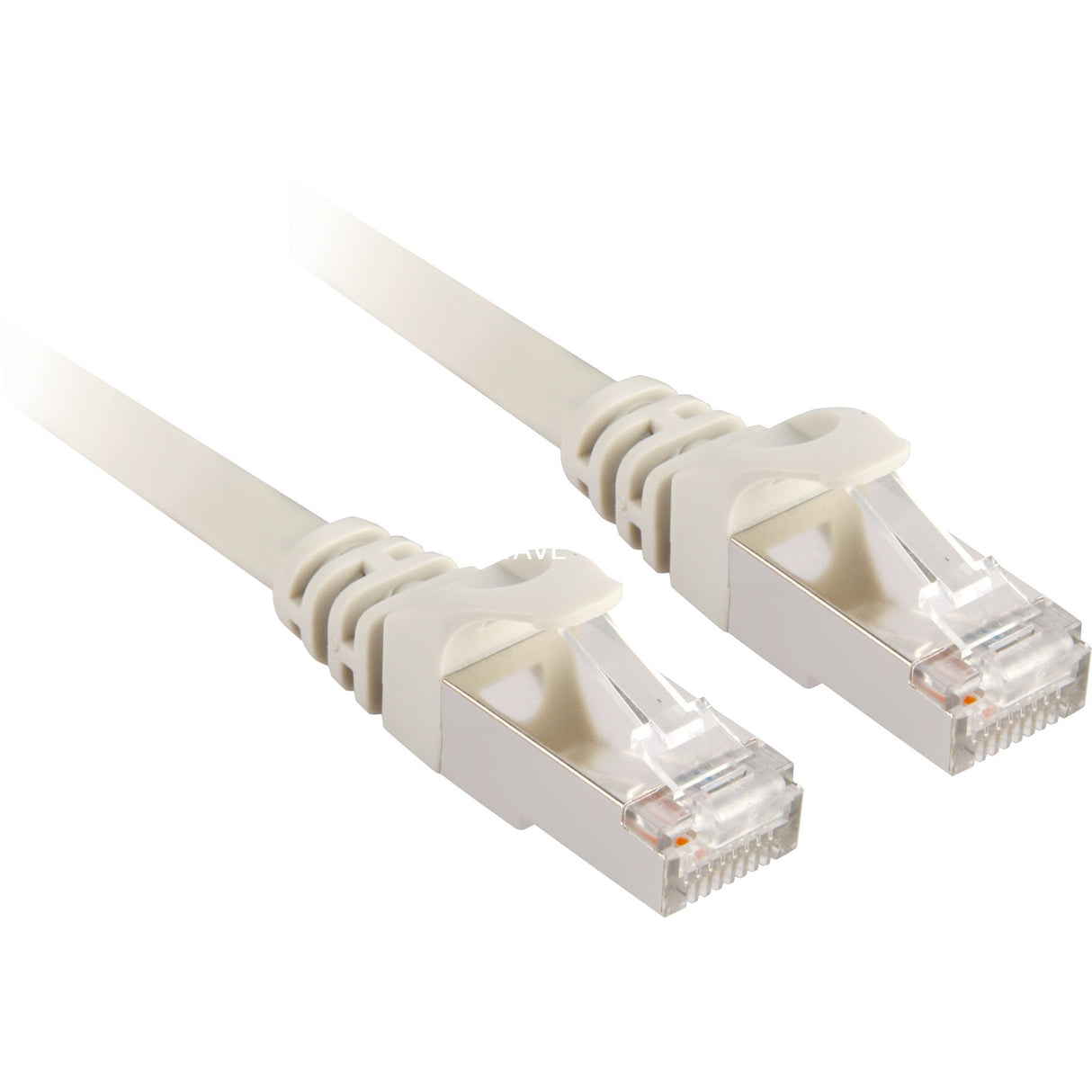 Sharkoon patch kabel SFTP, RJ-45 s Cat.6 (siv, 0,5 metra)