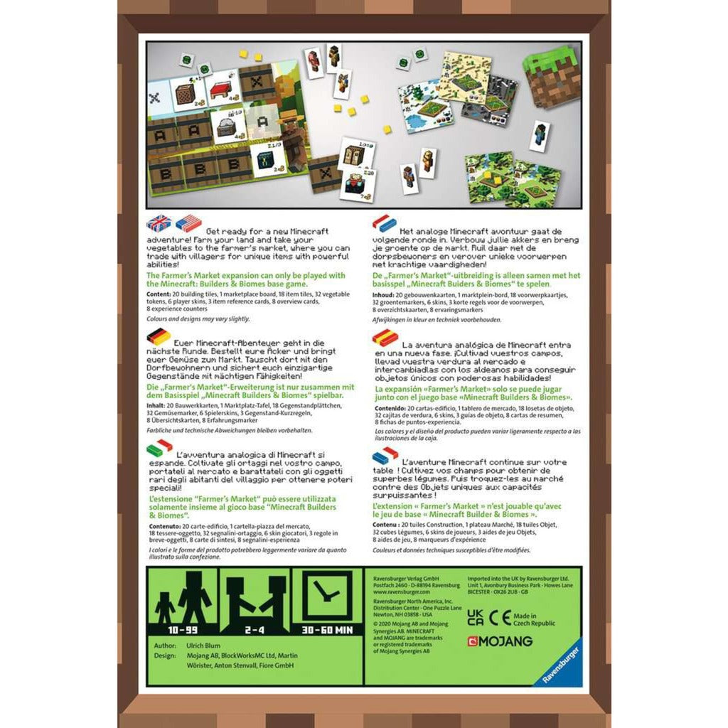 Ravensburger MINECRAFT BUILDER BOMES BERSLAST MARKE EXACENI