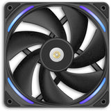 Nzxt f140x rgb case fan (zwart, 140 x 140 x 30 mm, pwm)