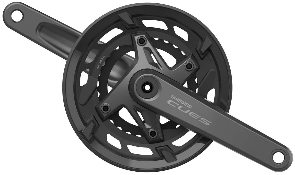 Shimano cues fc-u6000 9 10-speed crank 46 30 with chain guard